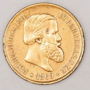 Numismática, BRASIL. Uma Moeda 20 Réis 1869