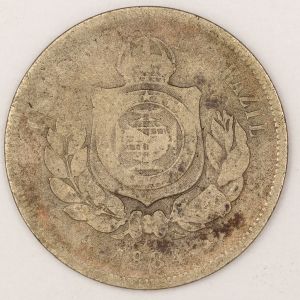 Numismática, BRASIL. Uma Moeda 200 Réis 1884