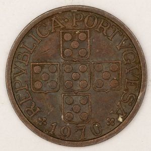 Numismática, PORTUGAL. Uma Moeda 50 Centavos 1970