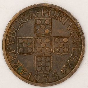 Numismática, PORTUGAL. Uma Moeda 50 Centavos 1976