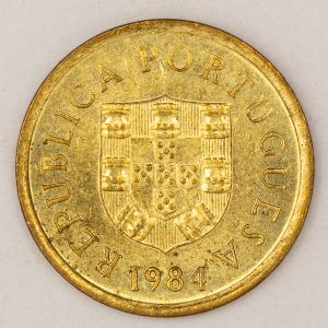 Numismática, PORTUGAL. Uma Moeda 1 Escudo 1984