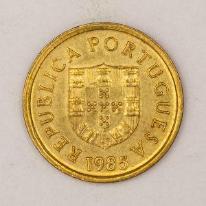 Numismática, PORTUGAL. Uma Moeda 1 Escudo 1985