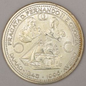 Numismática, PORTUGAL. Uma Moeda 1000 Escudos 1996