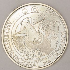 Numismática, PORTUGAL. Uma Moeda 1000 Escudos 1998