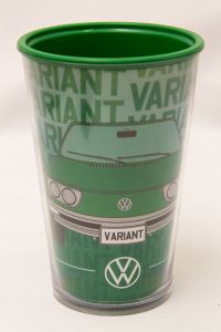 Copo Oficina de Clássicos original Volkswagen Variant em acrílico e plástico rígido 450ml complete sua coleção.
