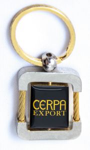 Colecionismo - Chaveiro de luxo da cervejaria CERPA - Propaganda da Cerveja Cerpa Export (cerpinha) - Anterior a Ambev - Belém do Pará