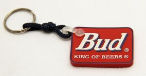 Colecionismo - Lindo chaveiro da BUDWEISER - King of Beers - Original de Tampa - Florida - USA