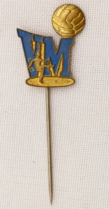 Colecionismo - Antigo Alfinete de Lapela - FIFA WORLD CUP 1958 - Sweden Mundial Football Soccer Official Pin Badge 