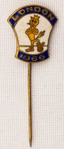 Colecionismo - Antigo Alfinete de Lapela  - Muito raro - Copa do Mundo FIFA de Futebol - 1966 - Londres