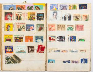 Filatelia. Moçambique e Canadá. Centenas de selos.