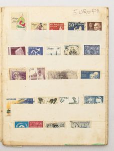 Filatelia. Suécia. Mais de 200 selos.