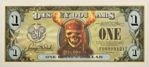 Numismática, USA. Dollar Disney 2007.