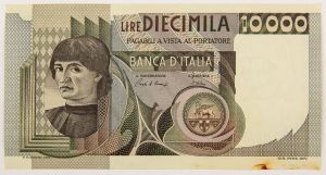 Numismática, Itália - 10.000 Liras