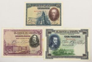 Numismática, Espanha 3 Cédulas