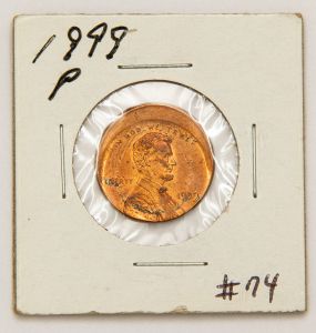 Numismática, USA. 1 Cent 1999. Belíssimo boné 100% original