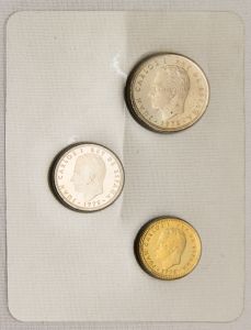 Numismática, Espanha. Pruebas Numismáticas. 1975 com Estrela 77