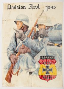 Espanha. Guerra Civil/II Guerra. 21x29 cm picotado. Servindo como propaganda, divugação, convocação, etc. Quando destacado, conta como cupom para racionamento.