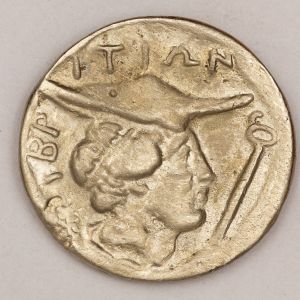 Numismática, Grécia. Réplica de Estáter ou Dracma da Liga Tessálica.