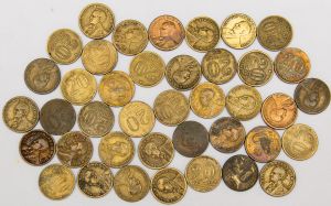 Numismática, Brasil. 40 Moedas 20 Centavos Getúlio Vargas.