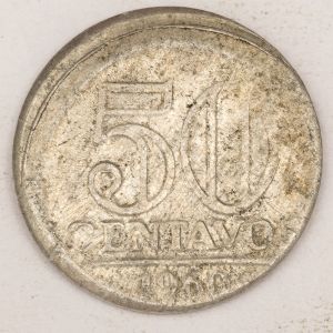 Numismática, Brasil. 50 Centavos 1960 Lindo Boné.