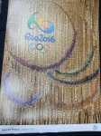 OLGA DO AMARAL  - Pôster Olimpíadas RIO 2016- 90 x 60 cm ( sem moldura )