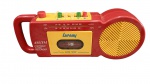 RADIO E TOCA FITAS DE BRINQUEDO PORTÁTIL - MARCA LANSAY,  FUNCIONA COM PILHAS, NÃO TESTADO .