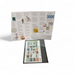 Folha completa de selos comemorativos emitida pelos Correios do Brasil em homenagem à XVI Copa do Mundo de Futebol  França 1998, com o tema Futebol Arte. A peça apresenta composição artística com 24 selos , destacando ilustrações criativas que representam o futebol brasileiro sob uma perspectiva cultural e artística. Impressão multicolorida, margens completas, excelente apresentação para coleção temática esportiva.