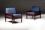 Celina Zilberberg - Celina Decorações - Brasil, C.1960 - Fantástico e raro par de poltronas em jacar