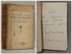 BUARQUE DE HOLANDA, Sérgio. - VISÃO DO PARAÍSO - Os Motivos Edênicos no Descobrimento e Colonização do Brasil. Rio de Janeiro: Livraria José Olympio Editôra, 1959. PRIMEIRA EDIÇÃO COM DEDICATÓRIA AUTÓGRAFA DO AUTOR: "Para o Mauricio ...., lembrança cordial do Sério Buarque de Holanda. S. Paulo, 29.9.59". 412 pp. + colofão. Brochura ainda por abrir. Ótimo estado de conservação. 14 x 22,5 cm.