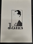 ALVARUS, 1950. - SERIGRAFIA ASSINADA E NUMERADA (PI) PELO ARTISTA. Homenagem a J. Carlos. Bom estado de conservação. 50 x 70 cm.