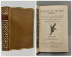 BATES, Henry Walter. - THE NATURALIST ON THE RIVER AMAZONS. London: John Murray, 1879. A Record of adventures, habits of animals, sketches of brazilian and indian life, and aspects of nature under the Equator, during eleven Years of travel. London: John Murray, 1879. Fifth Edition. 394 pp. Encadernação antiga em pleno couro marrom com douração. Páginas íntegras com os três cortes marmorizados. Ótimo estado de conservação. 12 x 18,5 cm.
