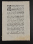 ALVARÁ REGIO, DATADO DE 28 DE AGOSTO DE 1776, emitido em nome do rei de Portugal, sob a administração do MARQUÊS DE POMBAL. O documento tem como objetivo prorrogar por mais 20 anos a concessão da COMPANHIA GERAL DA AGRICULTURA DAS VINHAS DO ALTO DOURO. 4 pp. Ótimo estado de conservação. 20 x 29 cm.