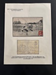 DUMONT, Santos. - CARTÃO POSTAL DE SANTOS DUMONT AO VOLANTE DO SEU HIDROPLANO N. 18. Postado em Paris em 06. 11.1907 com obliteração no verso CHATE AUDUN - EURE ET LOIR em 07. 11. 1907. Ótimo estado de conservação.