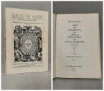 ANCHIETA, José de  ARTE DE GRAMÁTICA DA LÍNGUA MAIS USADA NA COSTA DO BRASIL.- Edição fac-similada em homenagem ao Venerável Beato quando da visita de Sua Santidade o Papa João Paulo II. Bahia: Universidade Federal da Bahia, 1980. III ff. com apresentação em português, espanhol e inglês + folha de rosto da edição de 1876 + folha de rosto da edição princeps + 58 pp. + II ff. s/n. Brochura plastificada. 6a. edição no vernáculo. Tiragem de 500 exemplares. 13 x 20 cm.