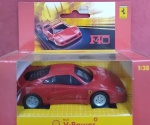 Colecionismo- Miniatura de Ferrari !!Modelo  F40 cor vermelho sangue coleção Shell V Power !! Escala 1;38  !! Na caixa lacrada !! Acervo de colecionador ! !!, nunca foi vendido em lojas ... apenas nos postos de gasolina credenciados ..