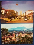2 postais - Brasil !! Joinville vista parcial com porto !!!!!!!e Ponta Grossa na Av. Vicente Machado !! Decada de 1960  !!! !! 