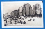Cartofilia- Praia de Copacabana / R.J. decada de 1950  !! Antes da Duplicação da Pista  !!