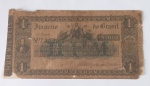 Cedula - Brasil !! valor de Hum Mil Reis Imperio do Brasil !! quarta estampa !! circulação de 1866 até 1878 !! valor de mercado cerca de 1.600,00 Reais