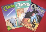 3 Revistas / Quadrinhos !! CONCRETO  !! Edição numero 1 / 2 e 3 !! !! Editora Best News  1991 !!  Raridade !! Acervo de colecionador !! Perfeito estado !!