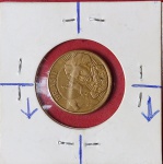  Moeda/ Brasil - valor de 10 centavos Reverso Horizontal !! Erro Classico !!  alto valor de mercado  !! 