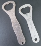 Colecionismo- 2 Abridores de Garrafa modelos antigos da Antarctica e da Coca- cola e Fanta !! material em metal !! acervo de colecionador !!