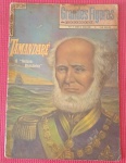 Revista Quadrinhos !! Coleção Grandes figuras  do Brasil !! TAMANDARé  !!v o Nelson Brasileiro !! editora Ebal !! decada de 1960 !! preto e branco !! toda sua história !! muito didatico !!