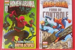 2 revistas Quadrinhos !! HOMEM ARANHA !! O ultimo Ataque do Doutor OCTOPUS !! + espetacular Homem Aranha !! fora de controle !! edições do ano de 2013 !! acervo de colecionador !!