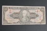 Cedula do Brasil !! valor de 500 Cruzeiros !! tipo Inglesinha !! serie 326A !! ass. Claudionor de souza !! circulação de 1948 ate 1965 !! valor de mercado em MBC = 70,00 Reais !!! s