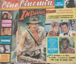 2 Revistas CINEMIM edição EBAL !! julho de 1984 !! Indiana Jones !! e edição de agosto de 1983 !! JAMES BOND !!! acervo de colecionador !! dificil de aparecer !!