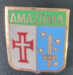 Medalha de Condecoração Merito da Amazonia !! material tipo Broche !! prender na camisa !! em metal !! Instituição do exercito !! colorida !! scervo de colecionador !!