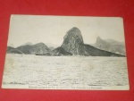 Cartofilia, entrada da Barra do Rio de Janeiro, vista do Pão de Açucar com selo de época ano 1919!!!