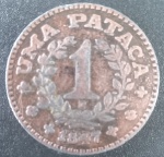 Moeda - valor de 1 PATACA !!! Raridade Tio Patinhas !! menção a data de 1847 !!  muito importante na coleção Disney !! acervo de colecionador !!