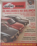 Revista - edição de 4 Rodas !! ano de 1989 !! !! teste Os melhores Esportivos !! GOL GTI !! + Kadett GS !! + Escort 1.8 XR3 !! e varias outras reportagens especiais !! acervo de colecionador !! o