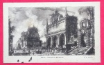 Cartofilia: Piazza S Bernardo, Roma - Pintura do bico de penna, autor G.B Piranesi!
